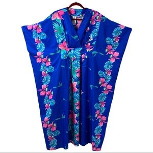 Royal Creations Vintage Hawaiian Floral Caftan